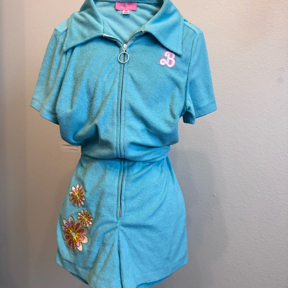 Barbie Aqua Terry Cloth Garment - Picture 2 of 6
